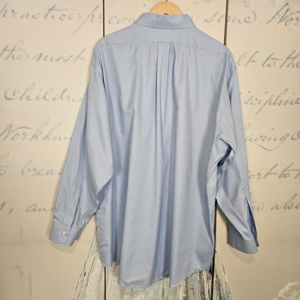 Lot of 2 Brooks Brothers Madison Fit Shirts Size 18-35 Blue Long Sleeve - Picture 3 of 10